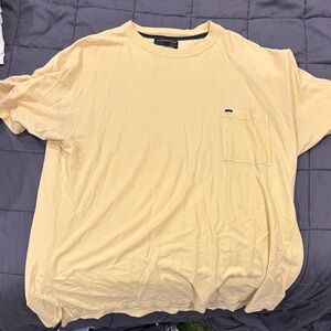 Alexander Julian Light Yellow Short Sleeve Tee